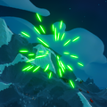 Green Fireworks color